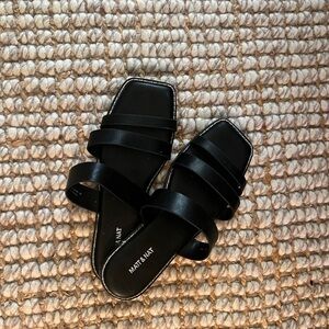 Matt & Nat Black Strap Sandals
